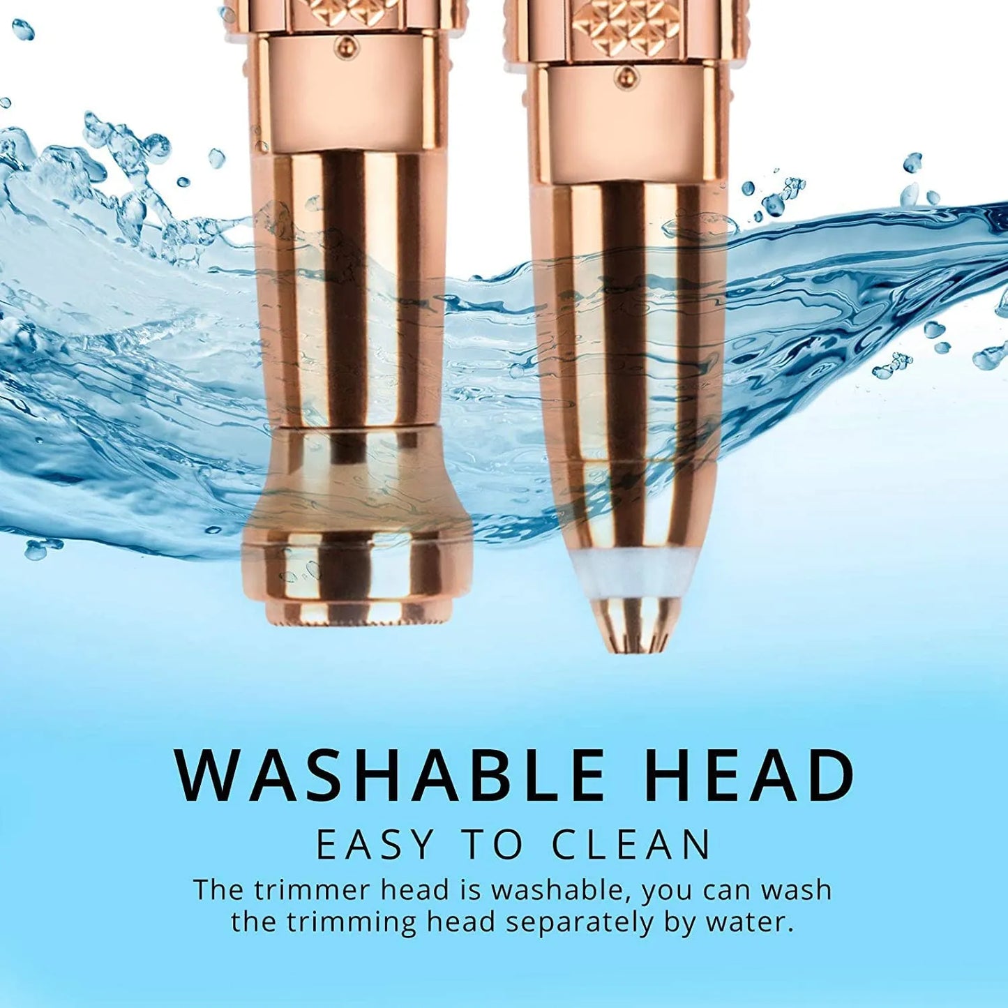 2 in 1 Rechargeable Women's Face Hair Remover Epilator for women Machine for Upper Lip, Chin, Eyebrow, Lips, Body, Arms Hair Remover for Women